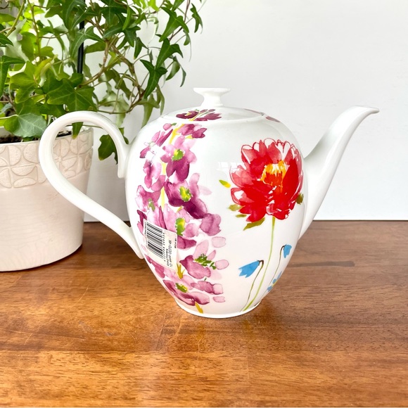 Villeroy and Boch Anmut Flowers Coffee Pot 50.75oz Made in Germany, New no box - Picture 9 of 11